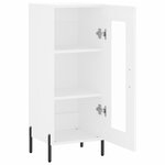 vidaXL Buffet blanc 34 5x34x90 cm bois d'ingénierie