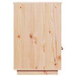vidaXL Armoire de bureau 40x50x75 cm Bois massif de pin