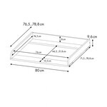 OKA Plan à langer unirversel- 44 3 et 51 5 cm