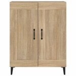 vidaXL Buffet Chêne sonoma 69 5x34x90 cm Bois d'ingénierie