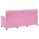 vidaXL Canapé 100  polyester  cadre en métal  MDF  Contreplaqué