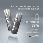 Blister de 4 piles Lithium LR6/AA VARTA