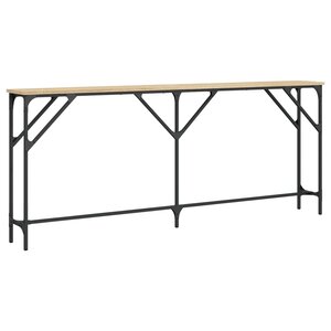 vidaXL Table console chêne sonoma 180x23x75 cm bois d'ingénierie