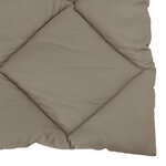 vidaXL Duvet d'hiver Gris clair 200 x 155 cm Microfibre