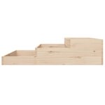 vidaXL Jardinière 107x107x27 cm Bois massif de pin