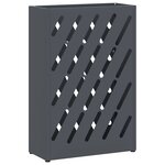 vidaXL Porte-parapluie Anthracite 28 x 12 x 41 cm Acier