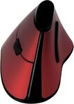 Souris sans fil LogiLink verticale pour droitier (Noir)/Rouge