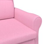 vidaXL fauteuil Rose 76 x 94 x 102 cm Tissu Sharpa