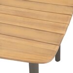 vidaXL Ensemble à manger de jardin 5 Pièces Résine tressée Anthracite