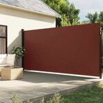 vidaXL Auvent latéral rétractable marron 220x500 cm