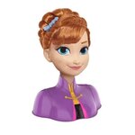 DISNEY FROZEN - Tete a coiffer Princesse Anna - La Reine des Neiges II - Avec accessoires - 26 cm