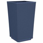 vidaXL Jardinières 4 Pièces bleu gris 32 5x32 5x57 cm PP