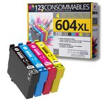 604 XL - Pack 4 cartouches 604XL compatibles Epson XP-2200 XP-3200 XP-4200