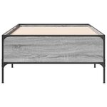 vidaXL Cadre de lit Sonoma gris 80 x 200 cm Bois d'ingénierie