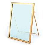 2 cadres en verre vintage - rectangle - 13 x 18 5 cm