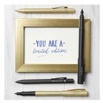 Stylo plume grip edition plume extra fine all black faber-castell