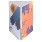 Porte-visuel Tryptique A6 - Cristal - X 20 - Exacompta
