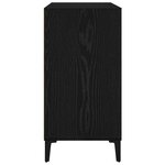 vidaXL Buffet Noir 103.5 x 35 x 70 cm Bois d'ingénierie