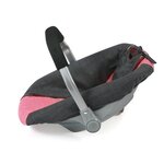 Bayer Chic 2000 708-41 - Siège de voiture pour poupées  Mélange anthracite - rose