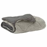 vidaXL Duvet complet toute l'année Matelassé Gris clair 155 x 220 cm
