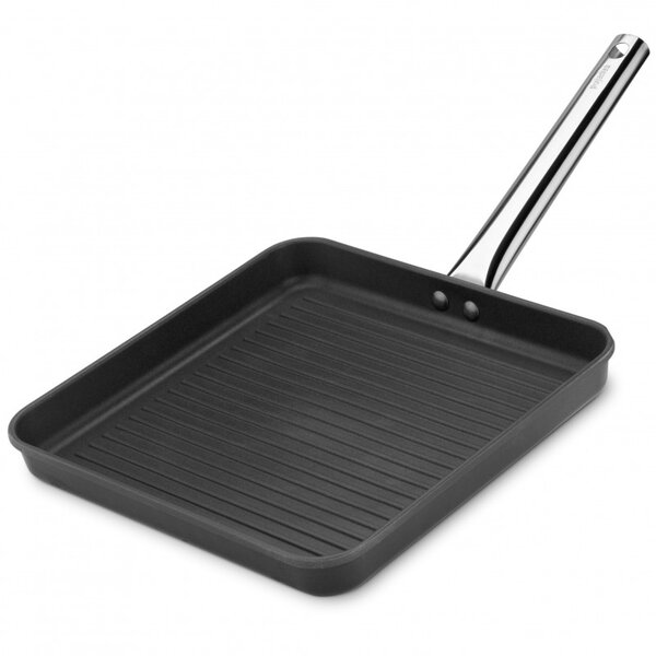 Grill black séries manche inox 28x28 cm - pujadas -  - fonte d'aluminiumoui