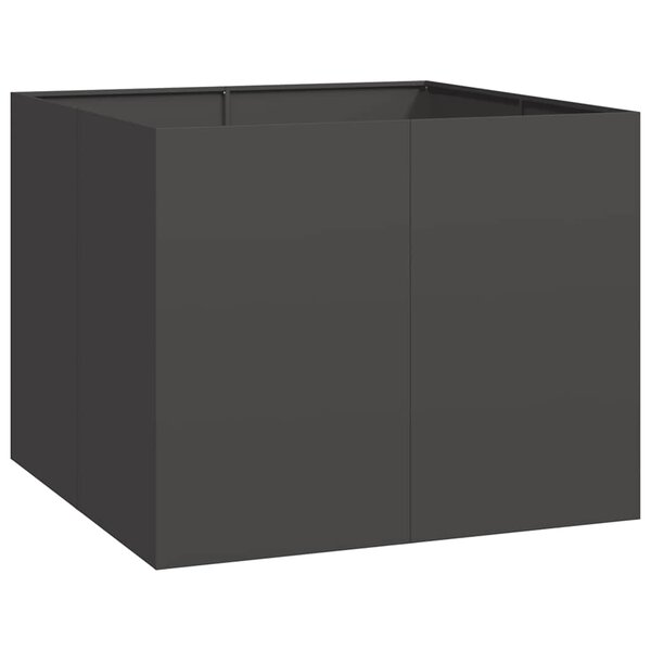 vidaXL Jardinière noir 100x100x80 cm acier