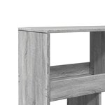 vidaXL Cloison de séparation sonoma gris bois d'ingénierie