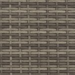 vidaXL Chaise longue avec coussins gris résine tressée