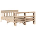 vidaXL Cadre de lit sans matelas 120x200 cm bois de pin massif