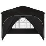 vidaXL Tente de fête pop-up 290 x 290 x 245 cm Noir