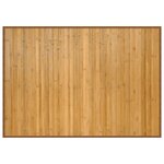 vidaXL Tapis rectangulaire naturel 70x100 cm bambou