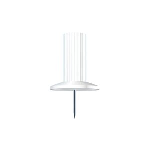 Boîte De 25 Épingles Papic - Hauteur De Pointe 7mm - 10mm De Diamètre - Blanc - Exacompta