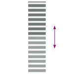 vidaXL Store zèbre gris foncé largeur du tissu 50 9 cm polyester