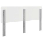 vidaXL Tête de lit Gris Sonoma 180 cm Bois d'ingénierie