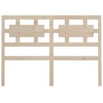 vidaXL Tête de lit 125 5x4x100 cm Bois massif de pin