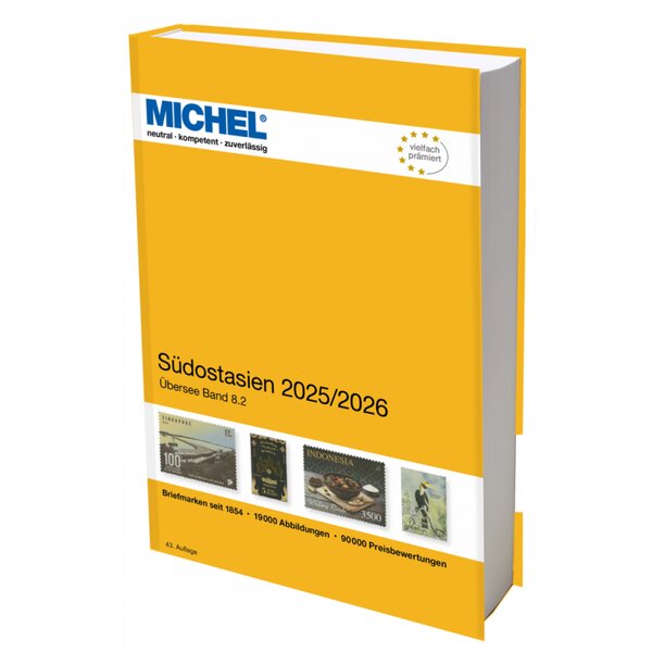 Catalogue de cotation Michel timbres d'Asie du Sud-Est 2025-2026.