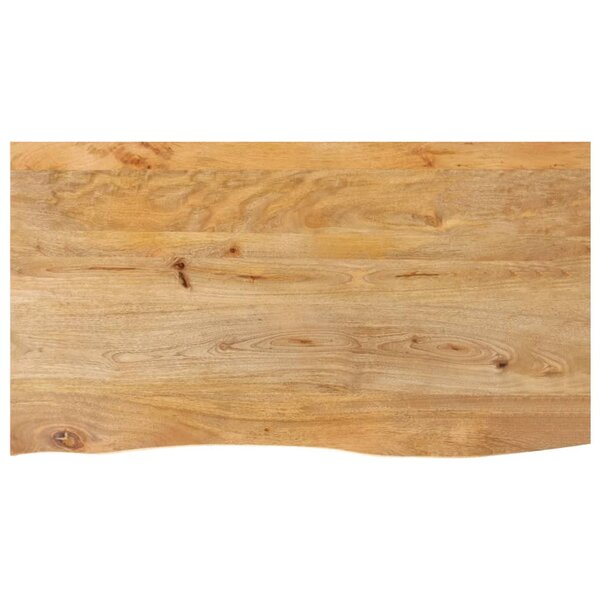 vidaXL Dessus de table à bord vivant 120x60x3 8cm bois massif manguier