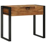 vidaXL Table de toilette 90x50x75 cm Bois massif d'acacia