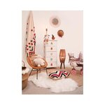 Commode chambre enfant alphabet 5 tiroirs 5 tiroirs