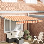 vidaXL Auvent Rétractable Jaune et Orange 300 x 250 cm