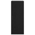 vidaXL Meuble mural Chêne noir 34 5 x 34 x 90 cm Bois d'ingénierie
