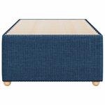 vidaXL Cadre de lit Bleu 100 x 200 cm Tissu