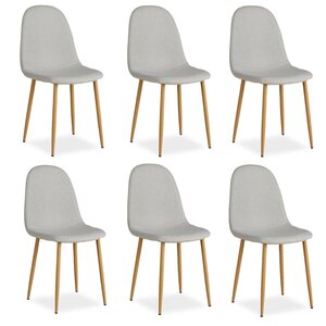 Chaise Salle à Manger Lot de 6 - Gris