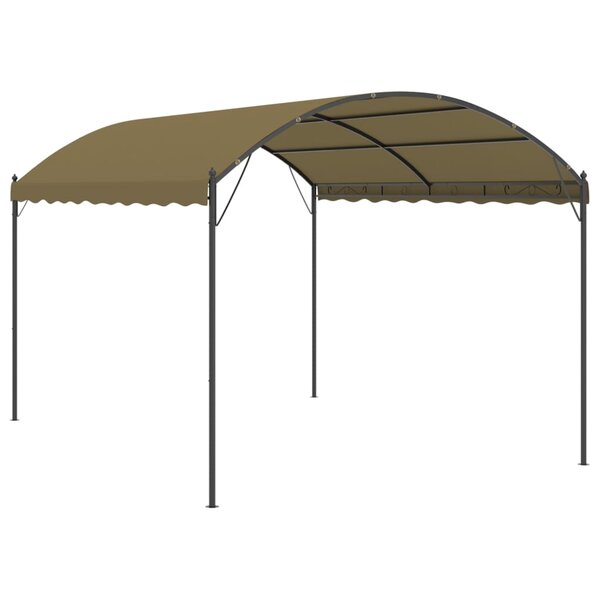 vidaXL Belvédère 4x3x2 6 m Taupe 180 g/m²