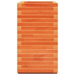vidaXL Jardinière cire marron 70x40x72 cm bois de pin massif