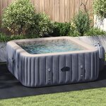 vidaXL Couvre-piscine Rectangulaire Noir PVC 300 x 220 cm Durable