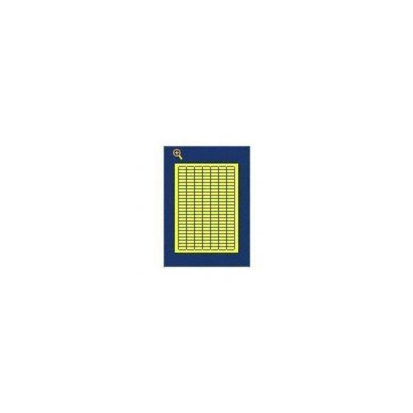 Étiquettes, 25,4 x 10 mm, jaune avery zweckform
