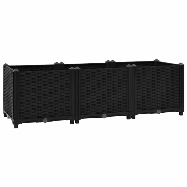vidaXL Lit surélevé 120x40x38 cm Polypropylène