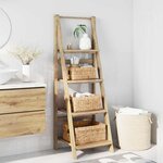 vidaXL Paniers de rangement 3 Pièces Naturel 40 x 30 x 18 cm