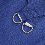 vidaXL Voile d'ombrage 160 g/m² Bleu 2 5x3 5 m PEHD